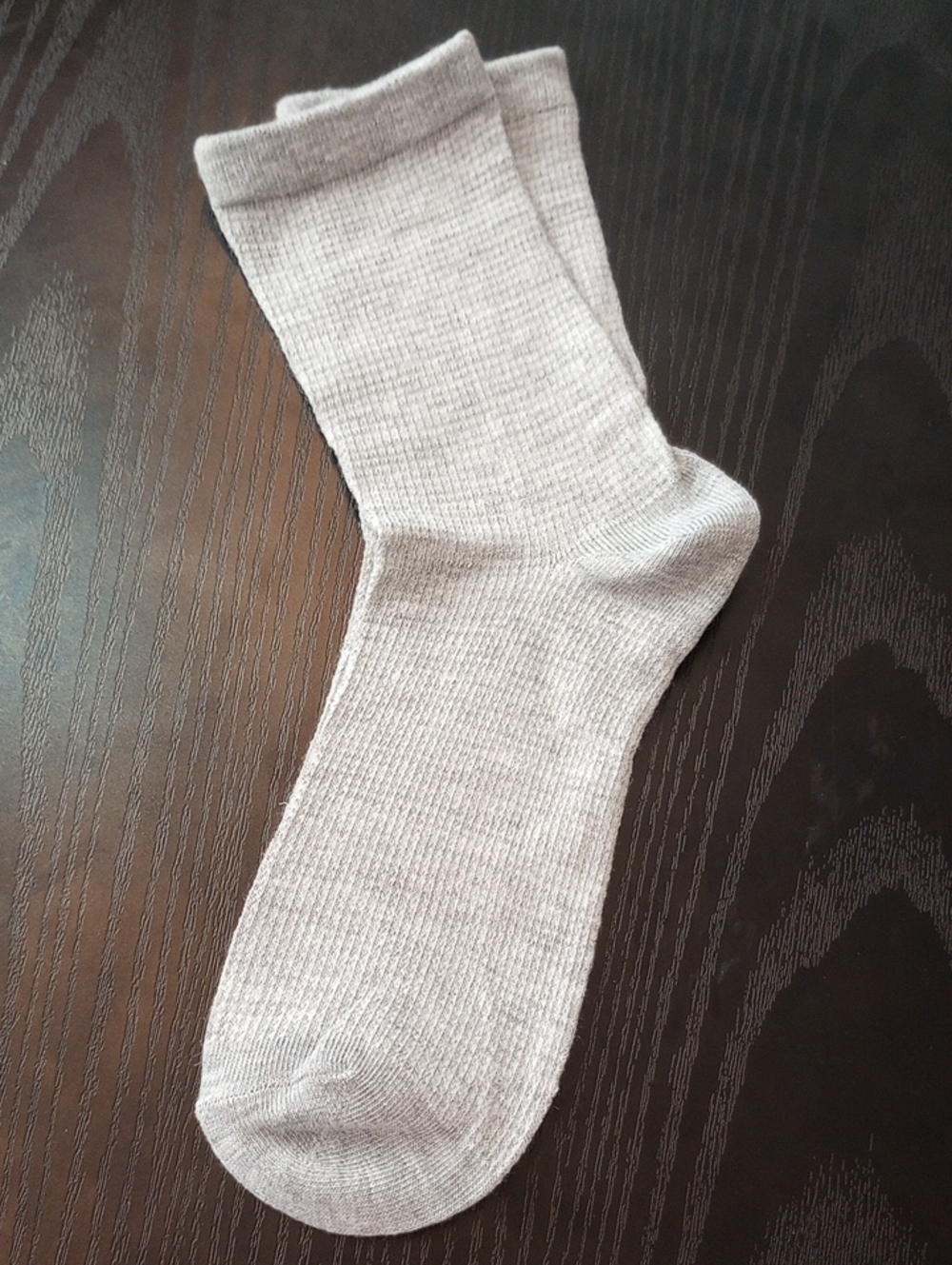 Gray Classic Crew Mid-calf Socks Gray Size 4-10